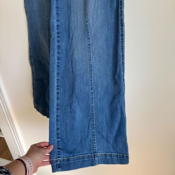 SPANX Seamed Front Wide Leg Jean - Vintage Indigo | Size S - Picture 4 of 8